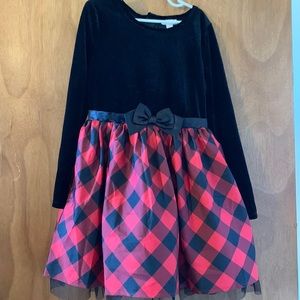 Girls Plaid Dress